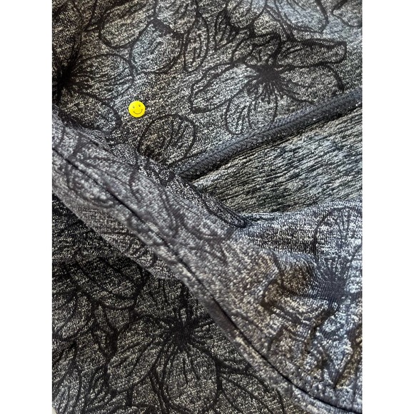 Lorna Jane Sophia Core Floral Print Leggings Gray/Black Size S - Picture 5 of 7